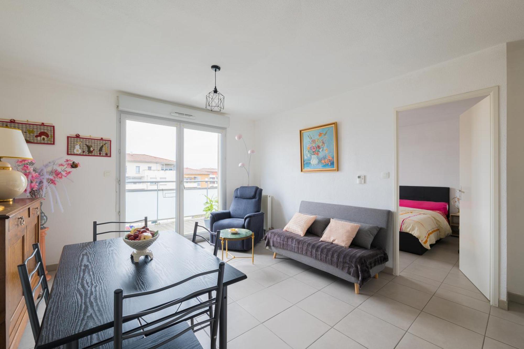 T2 Calme & Charmant Proche De Toulouse - A 2Min Du Campus Tbs Quint-Fonsegrives Luaran gambar